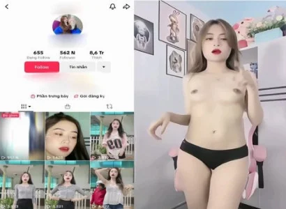 Nện em Tiktoker da trắng dáng cực ngon